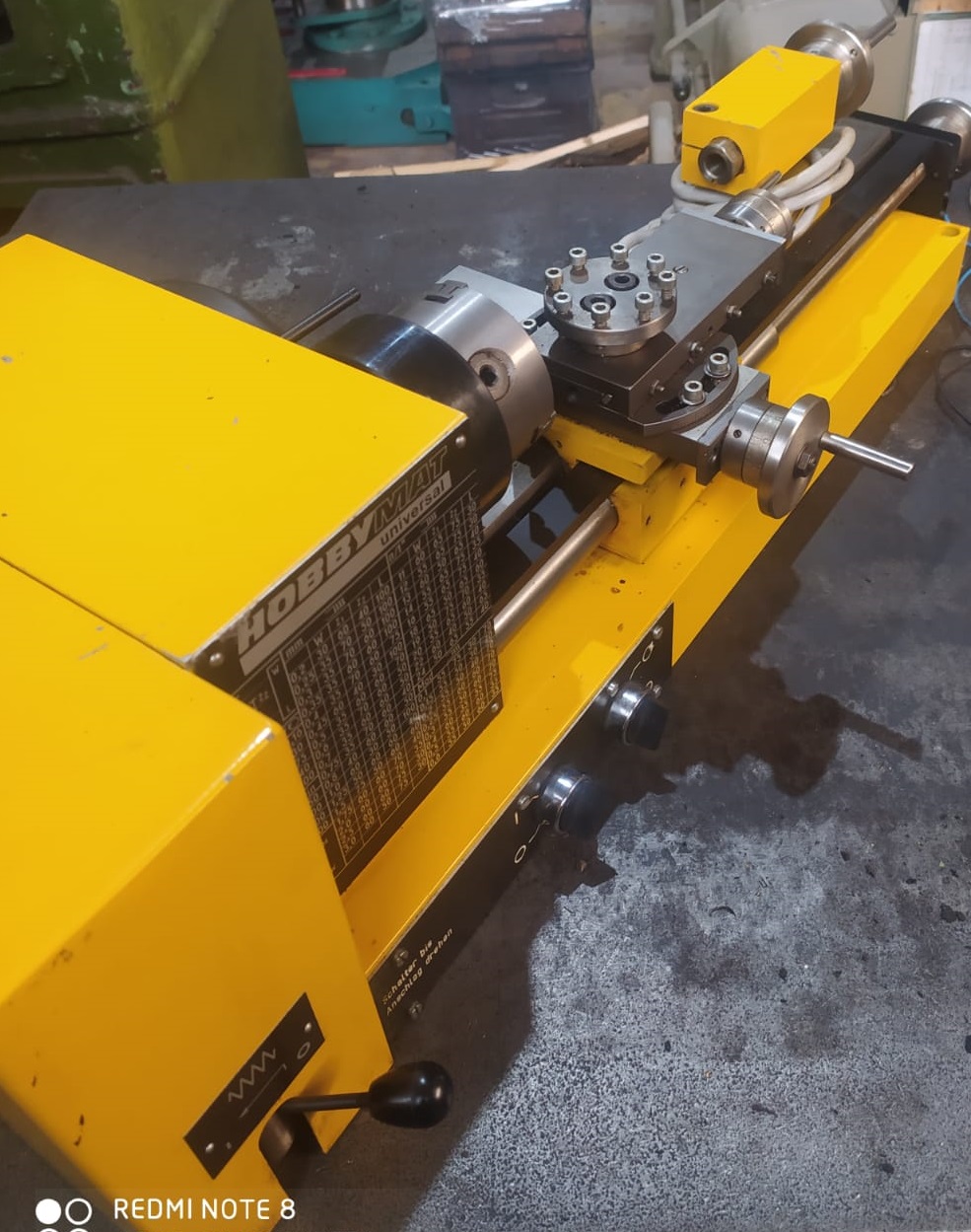 Настольный токарный станок Hobbymat MD-65